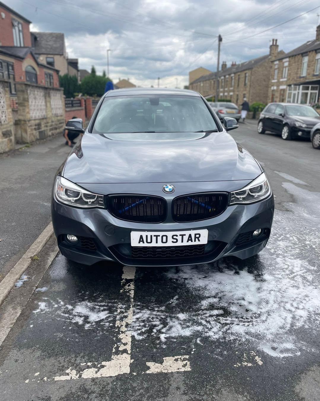 BMW after exterior cleaning